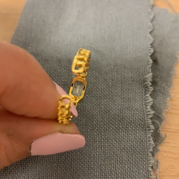 Sterling Silver 18K gold plated ring - Picture 4 of 5